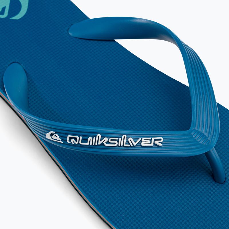 Quiksilver Molokai Core men's flip flops blue AQYL101325 7