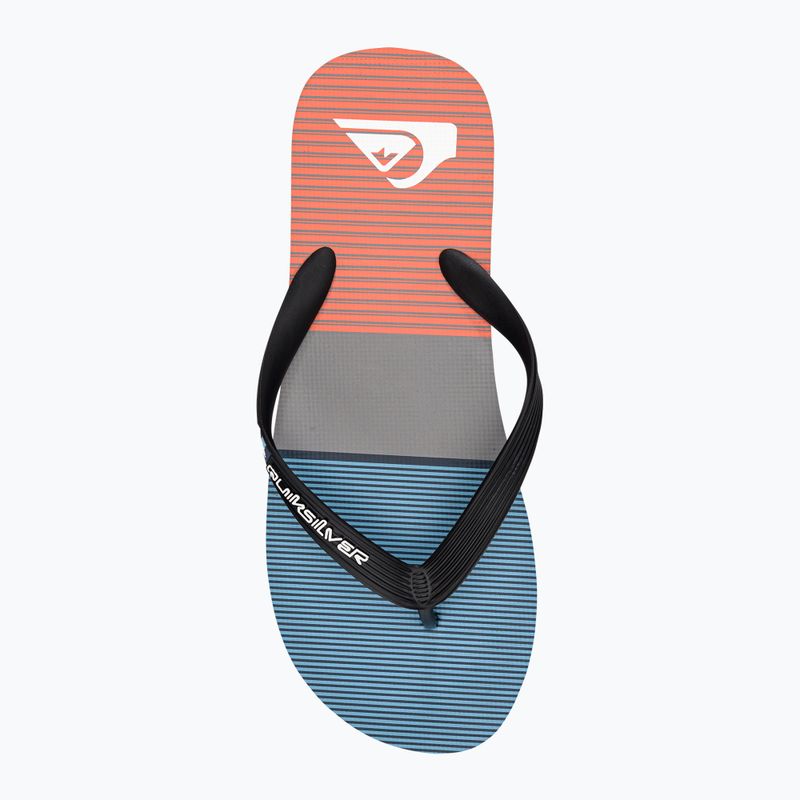 Men's flip flops Quiksilver Molokai Tijuana blue/blue/orange 6