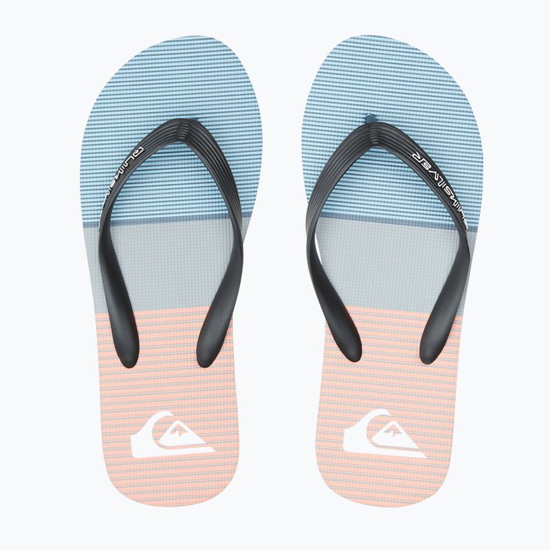 Men's flip flops Quiksilver Molokai Tijuana blue/blue/orange 12