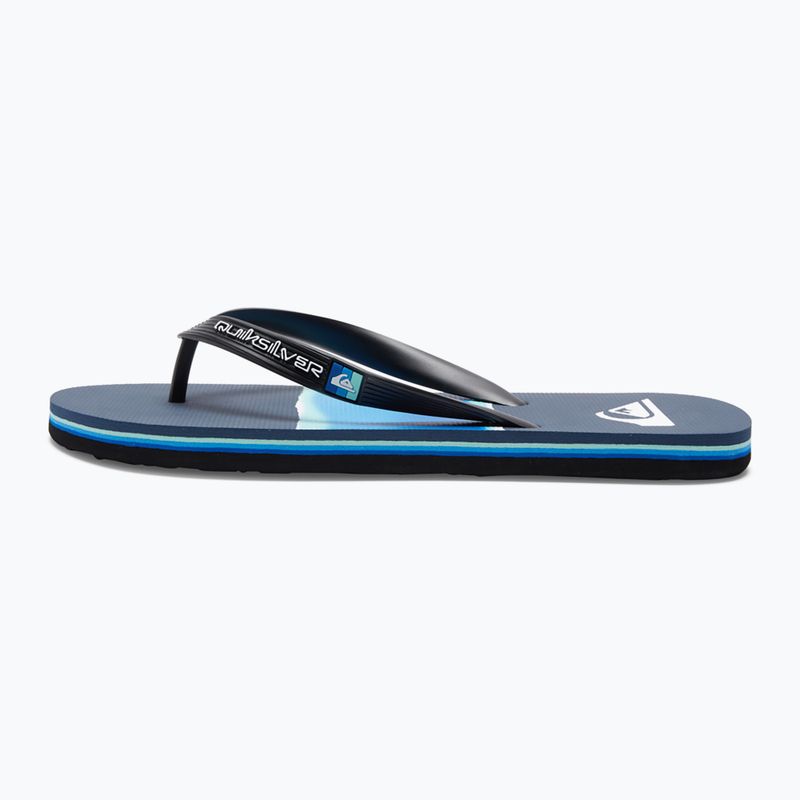 Men's Quiksilver Molokai Airbrushed flip flops blue AQYL101317 11