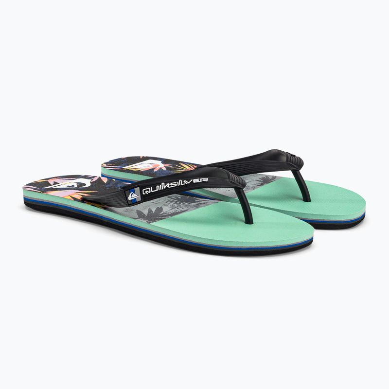 Men's Quiksilver Molokai Panel blue flip flops AQYL101263-XKBS 4