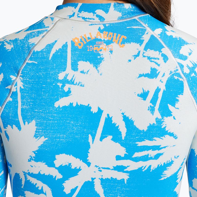 Women's wetsuit Billabong Salty Dayz Light LS Spring blue hawaii 3