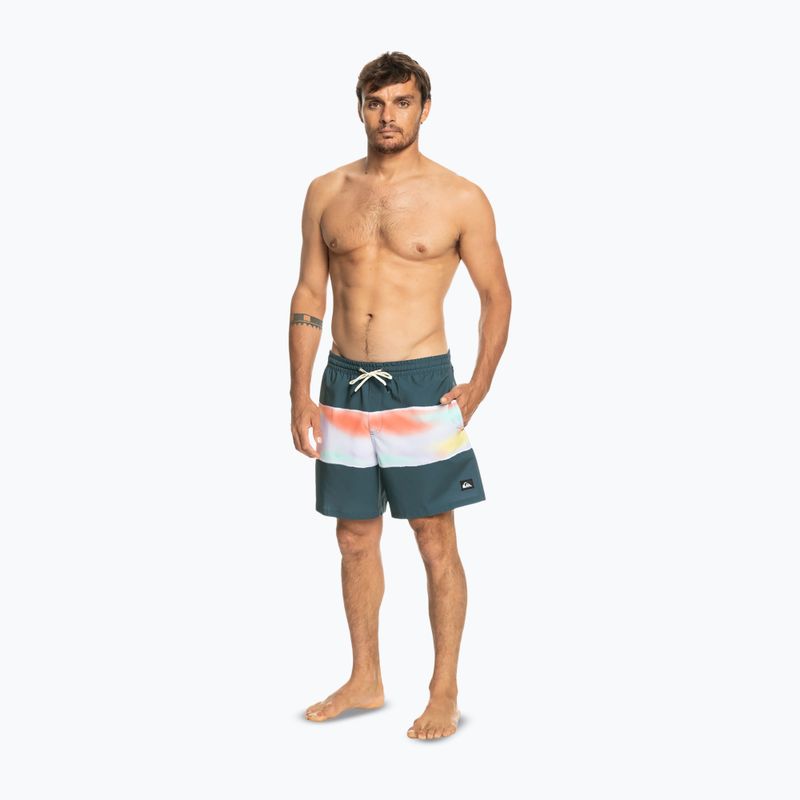 Men's Quiksilver Surfsilk Air-Brush Volley 17Nb swim shorts navy blue EQYJV04011 2