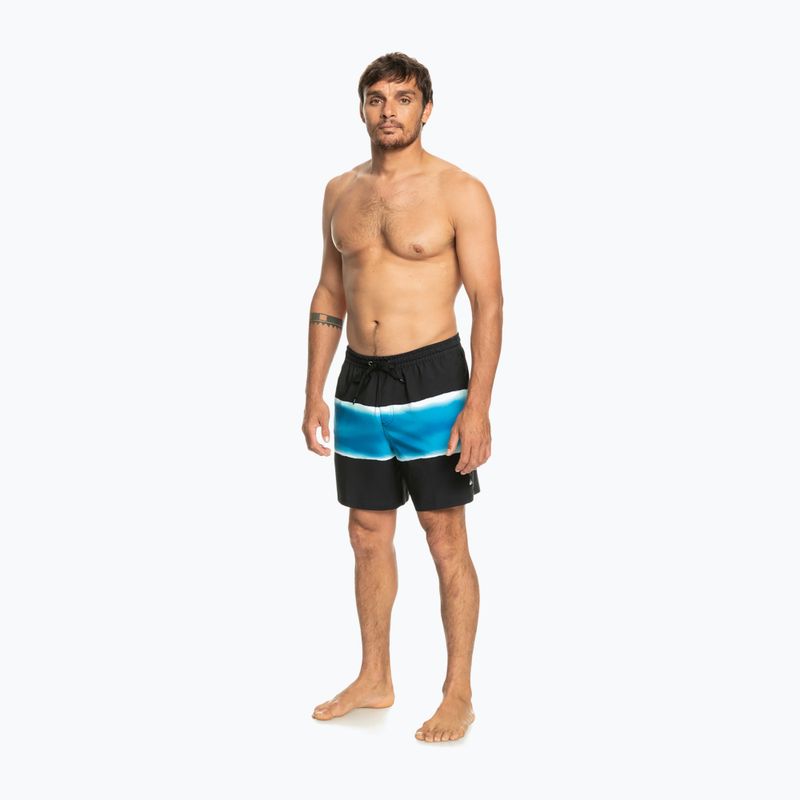 Quiksilver men's Surfsilk Air-Brush Volley 17" swim shorts black EQYJV04011 2