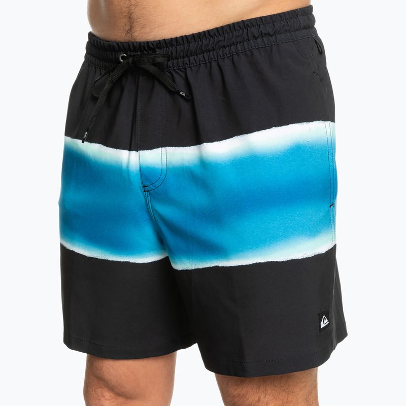Quiksilver men's Surfsilk Air-Brush Volley 17" swim shorts black EQYJV04011 5
