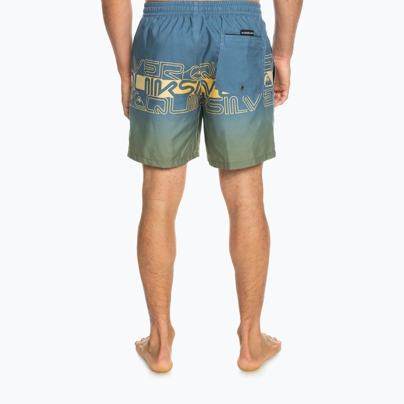 Men's Quiksilver Everyday Wordblock Volley 17" swim shorts blue EQYJV04005-BYG6 3
