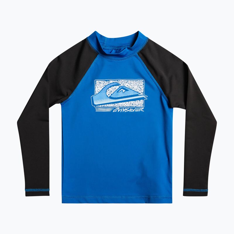Quiksilver Next Gen children's swim shirt snorkel blue