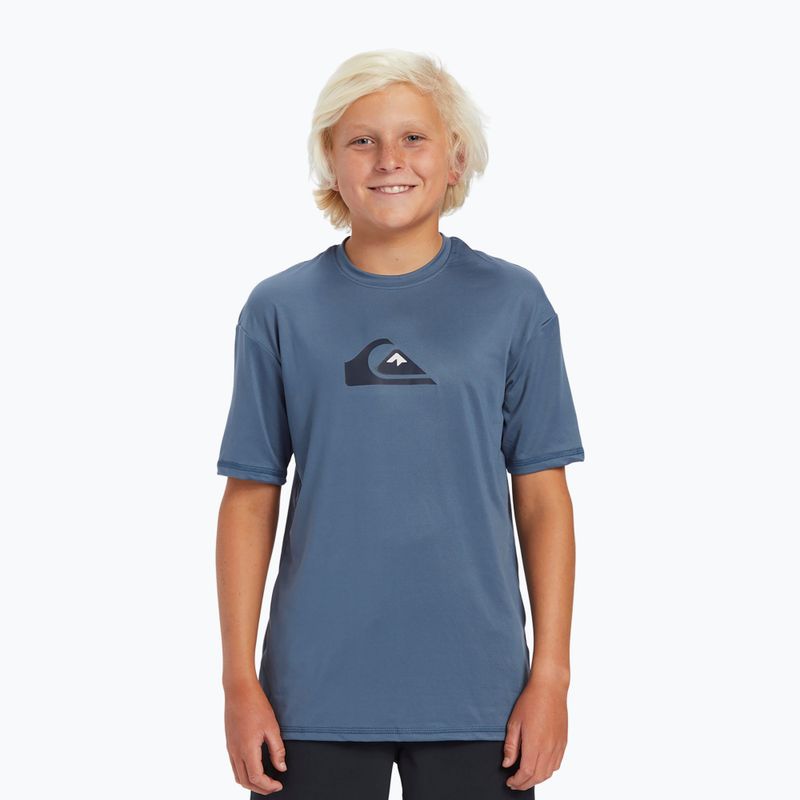 Quiksilver Solid Streak SS Y bearing sea children's swim shirt 3