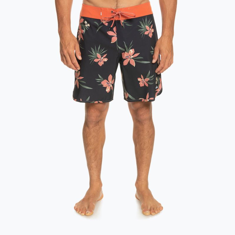 Quiksilver men's Surfsilk Scallop 18" graphite swim shorts EQYBS04770-KTA6 2