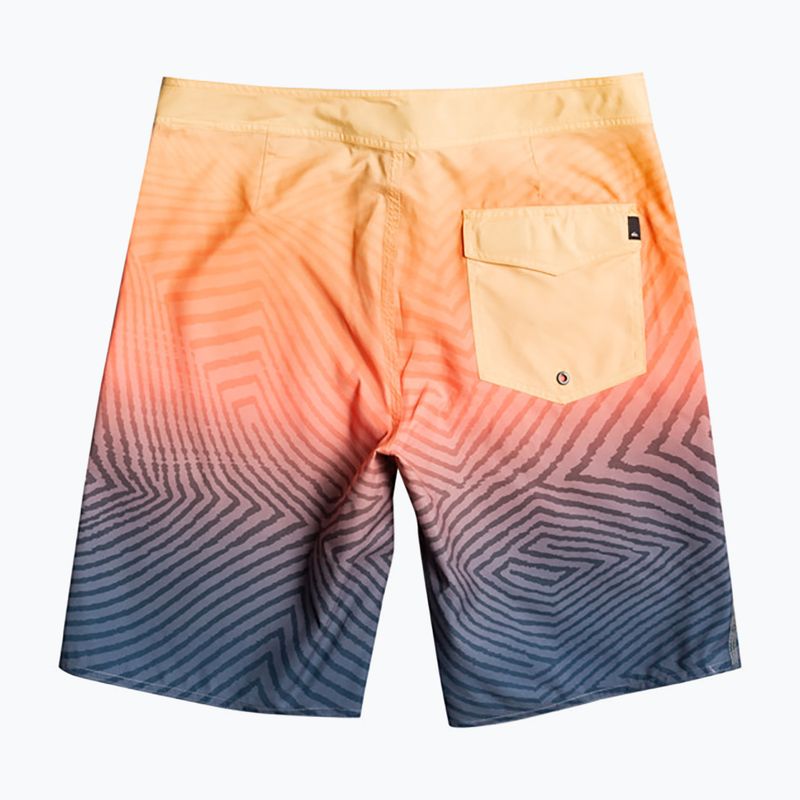 Quiksilver men's Everyday Warp Fade 20" orange and navy blue swim shorts EQYBS04790-BSL6 2