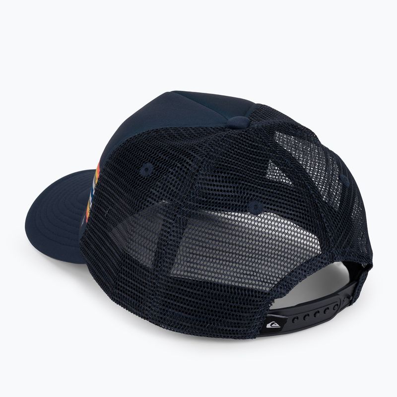 Men's baseball cap Quiksilver Buzzard Coop navy blazer 3