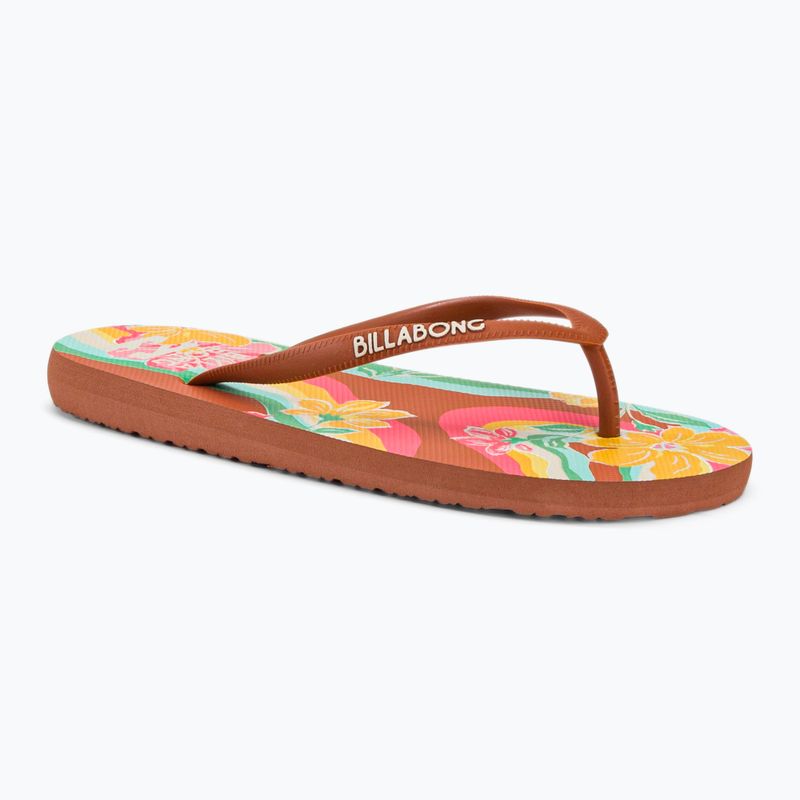 Women's flip flops Billabong Dama brick