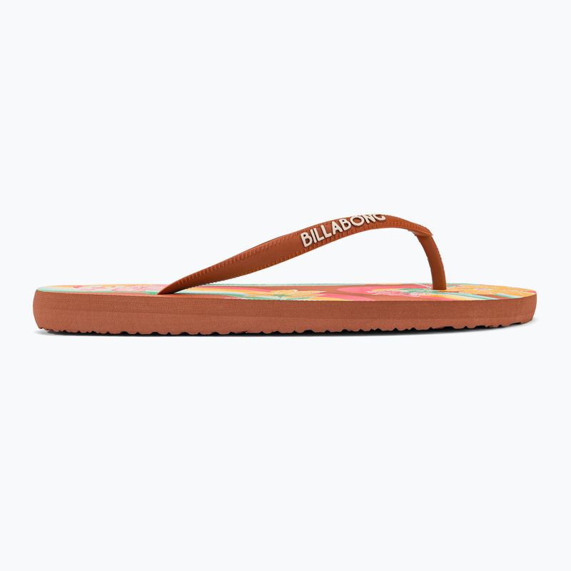 Women's flip flops Billabong Dama brick 2