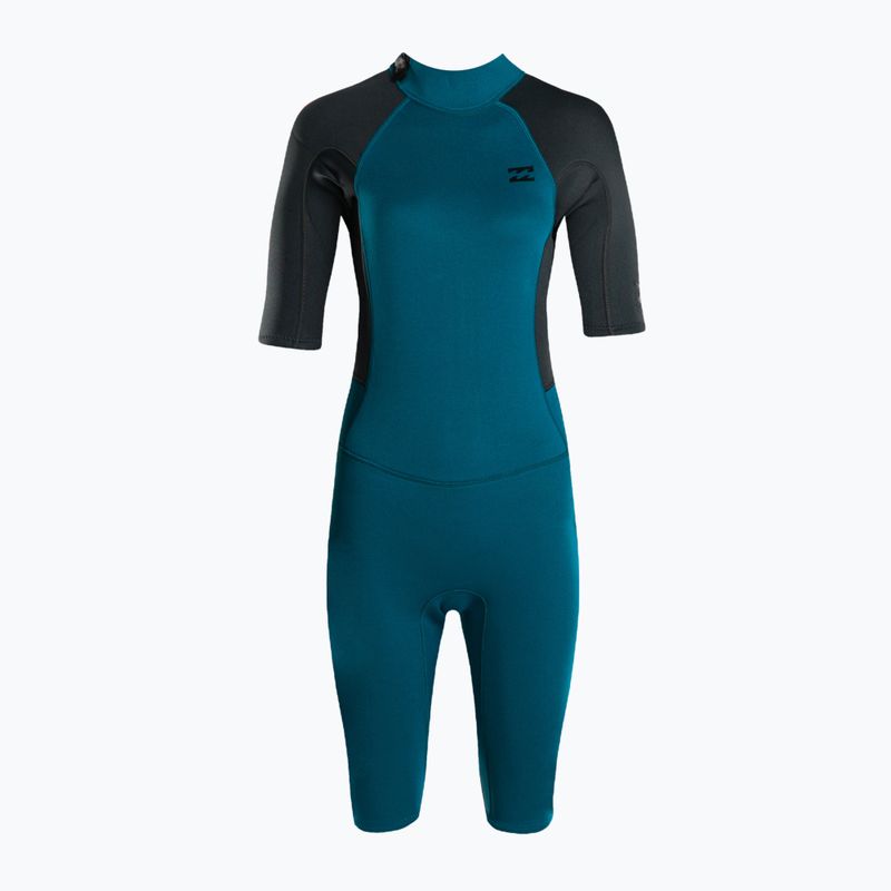 Women's wetsuit Billabong 2/2 Launch FL SS Spring pacific 2