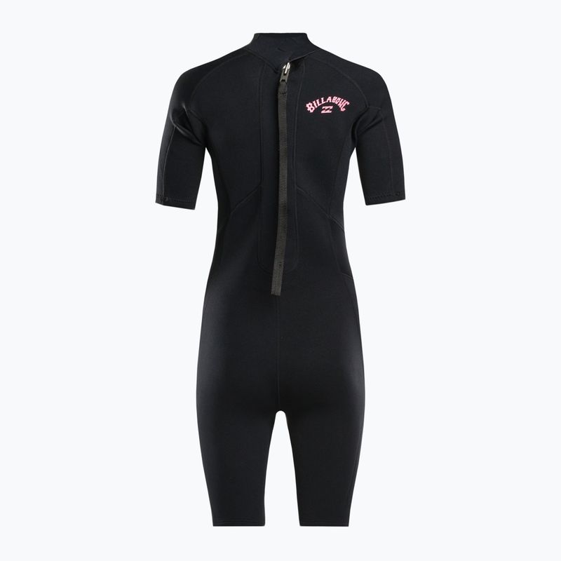 Women's wetsuit Billabong 2/2 Launch FL SS Spring black 3
