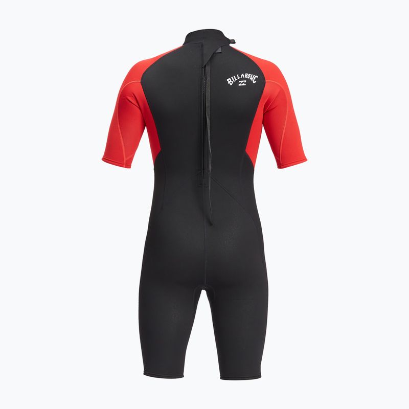 Men's wetsuit Billabong 2/2 Intruder BZ SS Spring red 2