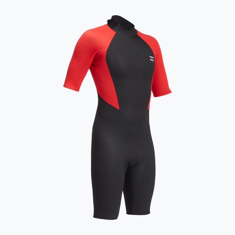 Men's wetsuit Billabong 2/2 Intruder BZ SS Spring red 4
