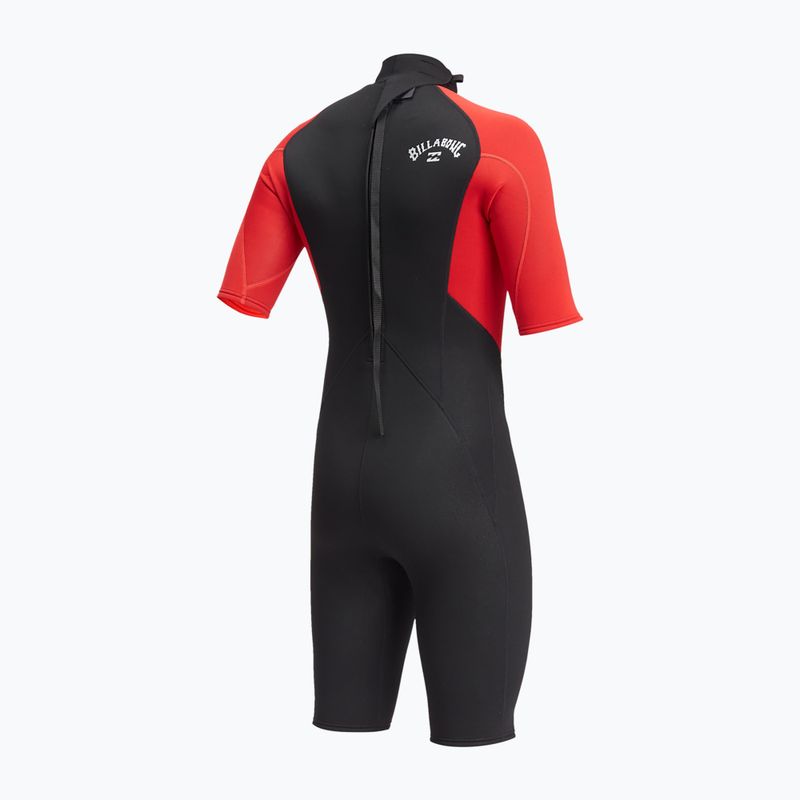 Men's wetsuit Billabong 2/2 Intruder BZ SS Spring red 5