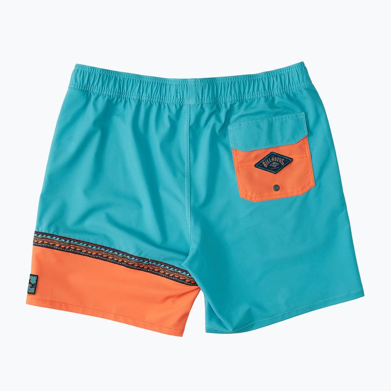 Men's swimming shorts Billabong Burleigh Layback aqua 2