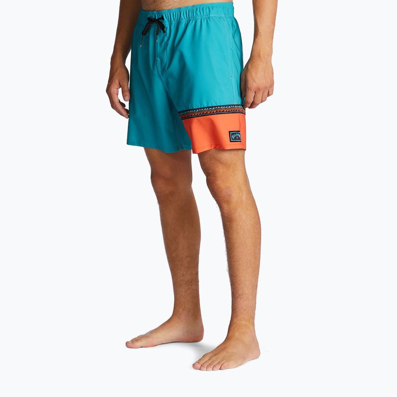 Men's swimming shorts Billabong Burleigh Layback aqua 3
