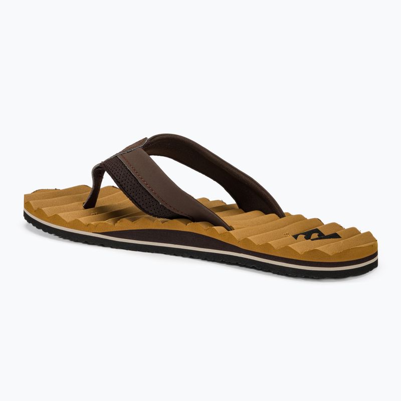 Men's Billabong Dunes Impact flip flops camel 3