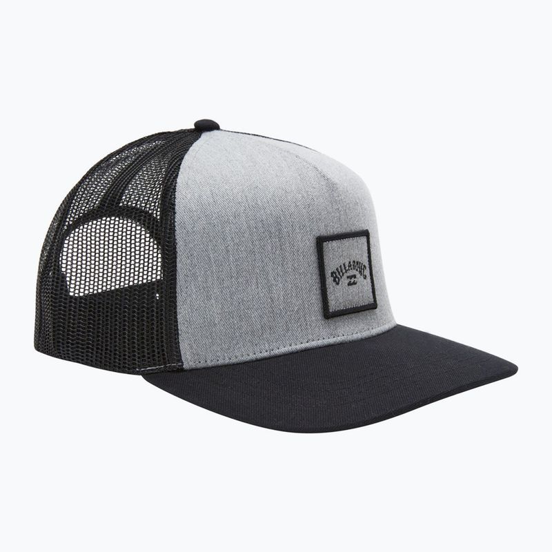 Men's baseball cap Billabong Stacked Trucker grey heather 5