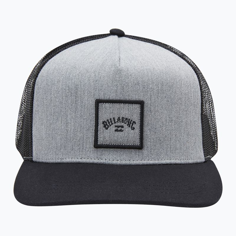 Men's baseball cap Billabong Stacked Trucker grey heather 6