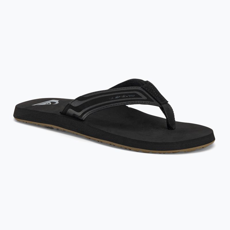 Quiksilver men's Monkey Wrench Core flip flops black AQYL101324