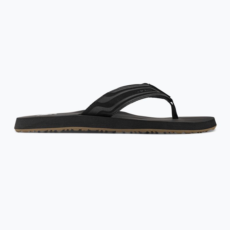 Quiksilver men's Monkey Wrench Core flip flops black AQYL101324 2