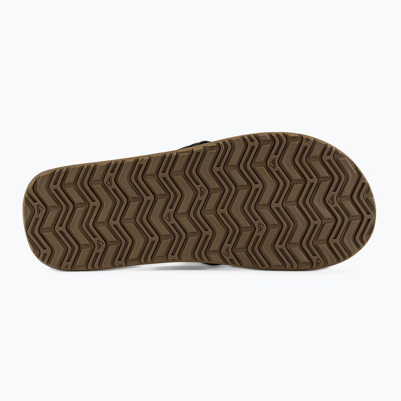 Quiksilver men's Monkey Wrench Core flip flops black AQYL101324 5