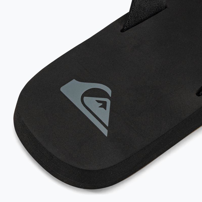 Quiksilver men's Monkey Wrench Core flip flops black AQYL101324 8
