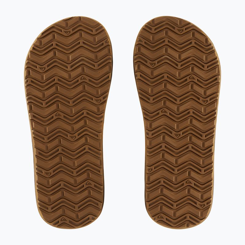 Quiksilver men's Monkey Wrench Core flip flops brown AQYL101324 12