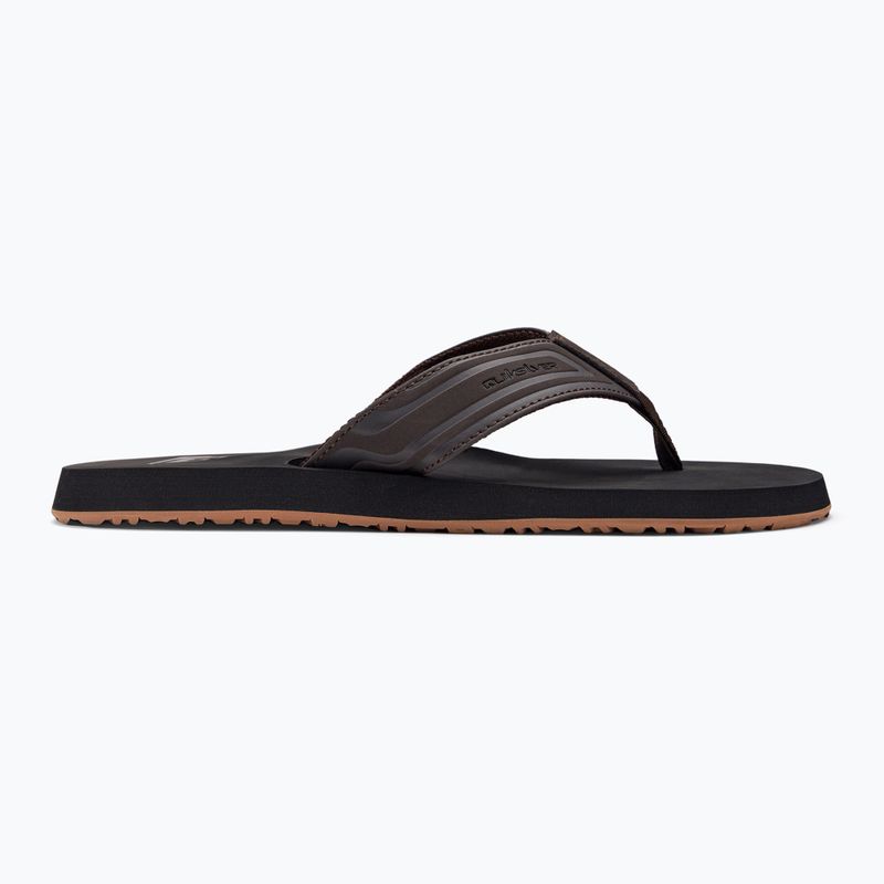 Quiksilver men's Monkey Wrench Core flip flops brown AQYL101324 2