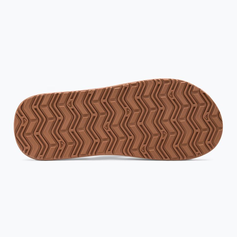Quiksilver men's Monkey Wrench Core flip flops brown AQYL101324 5