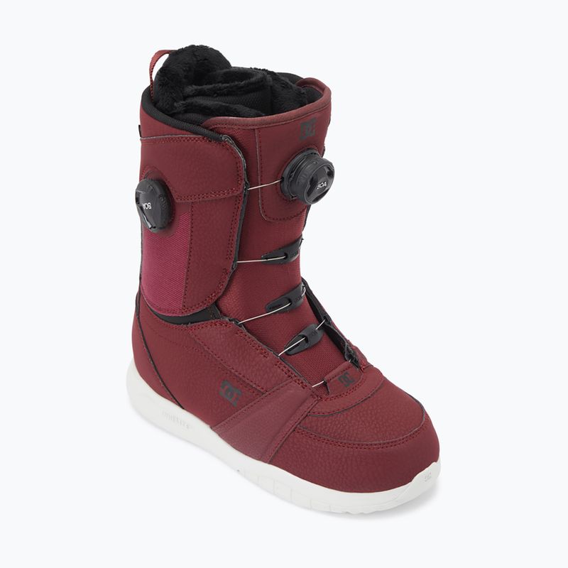 Women's snowboard boots DC Lotus wine/black 6