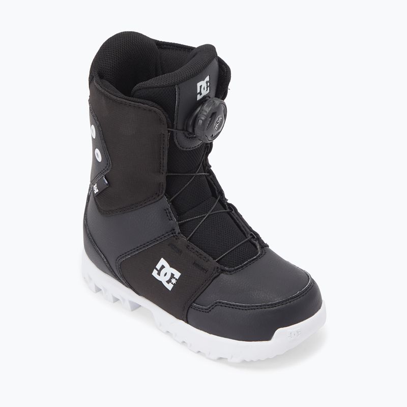 Children's snowboard boots DC Youth Scout Jr black/white 5
