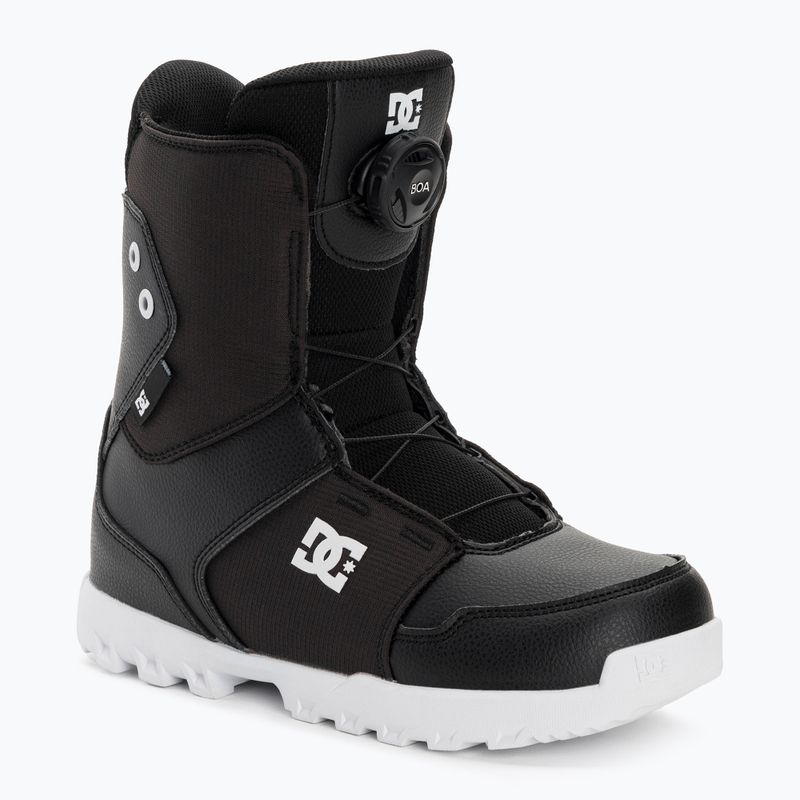 Children's snowboard boots DC Youth Scout Jr black/white