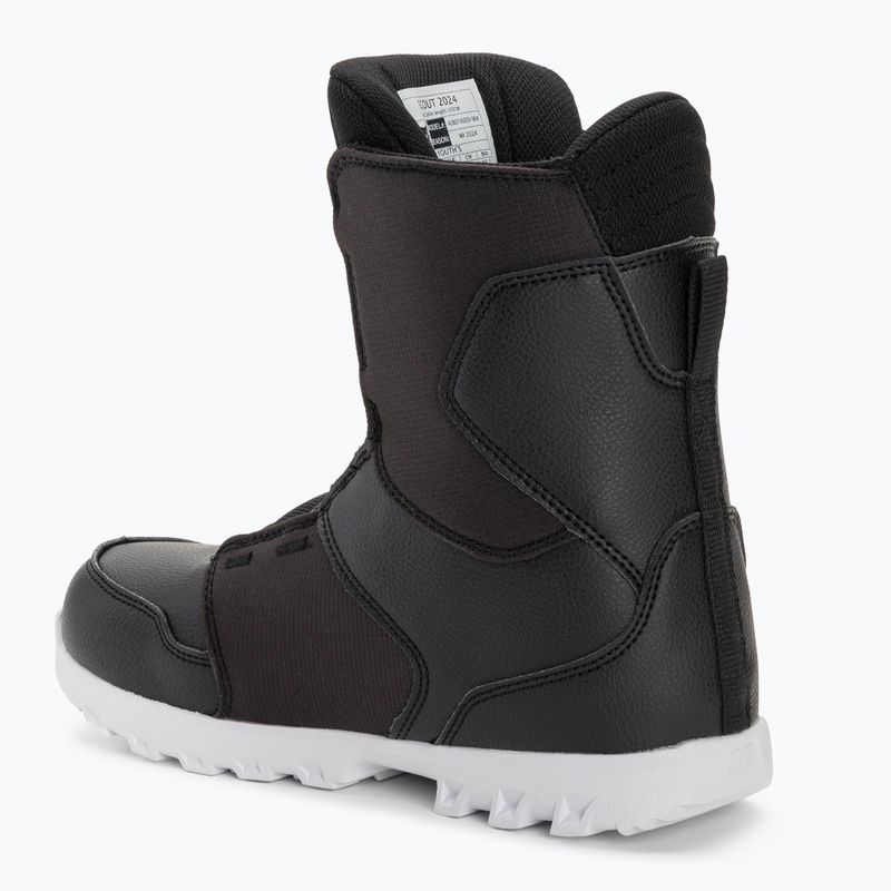 Children's snowboard boots DC Youth Scout Jr black/white 2