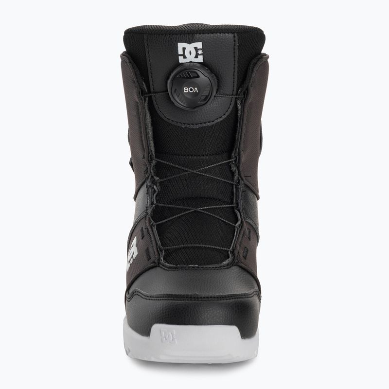 Children's snowboard boots DC Youth Scout Jr black/white 3