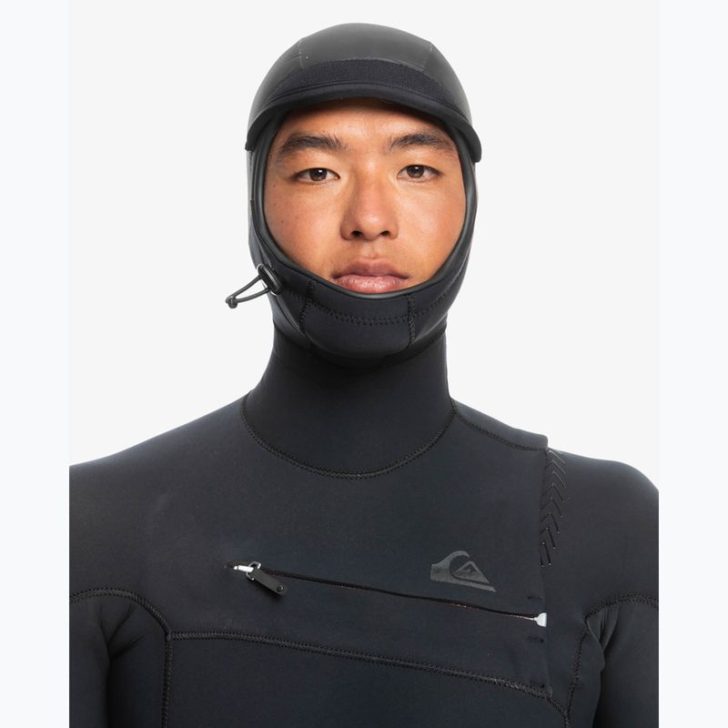 Men's wetsuit Quiksilver Highline 5/4/3 Chest Zip Hooded Black 4