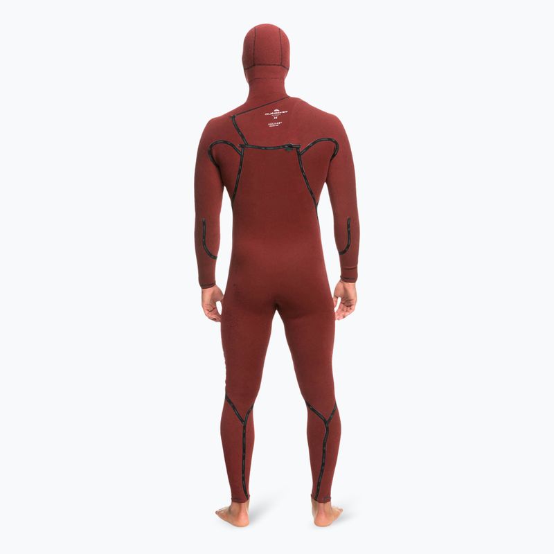 Men's wetsuit Quiksilver Highline 5/4/3 Chest Zip Hooded Black 7