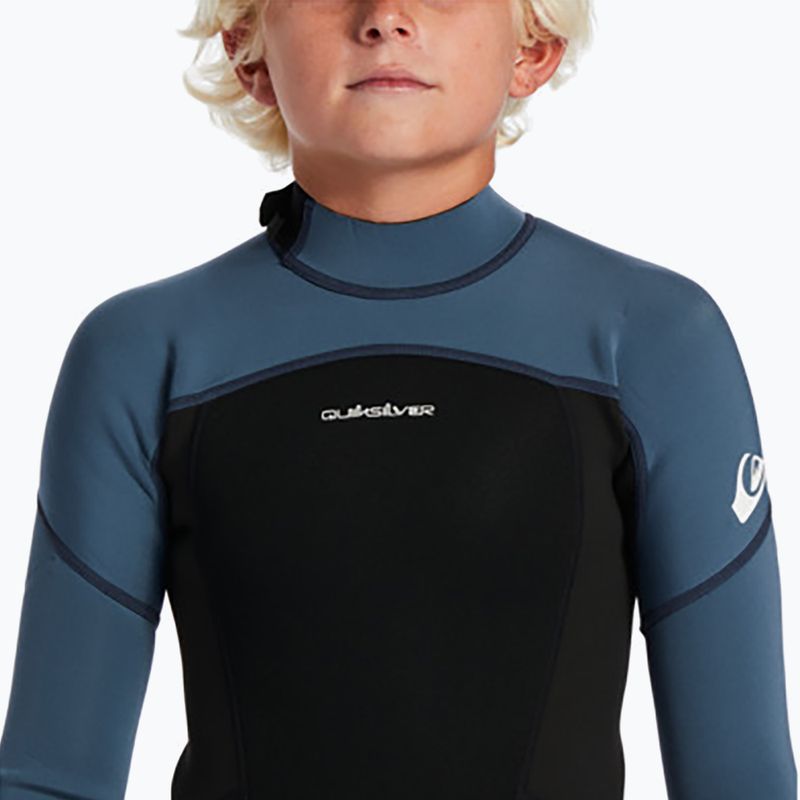 Quiksilver children's wetsuit 3/2 mm Prologue BZ black/bering 4