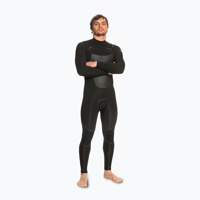 Men's wetsuit Quiksilver Marathon Sessions 5/4/3 Chest Zip black 3