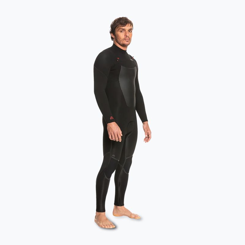Men's wetsuit Quiksilver Marathon Sessions 5/4/3 Chest Zip black 4