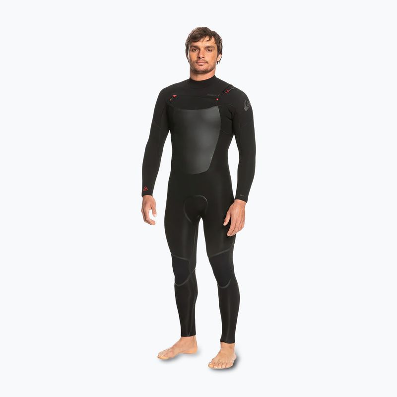 Men's wetsuit Quiksilver Marathon Sessions 5/4/3 Chest Zip black 5
