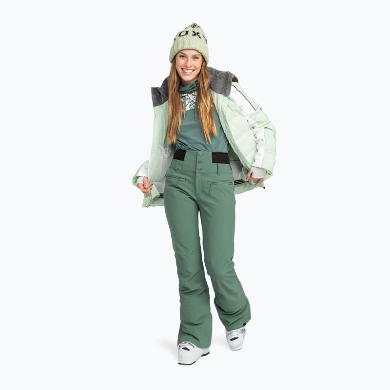 Women's snowboard trousers ROXY Rising High dark forest 4