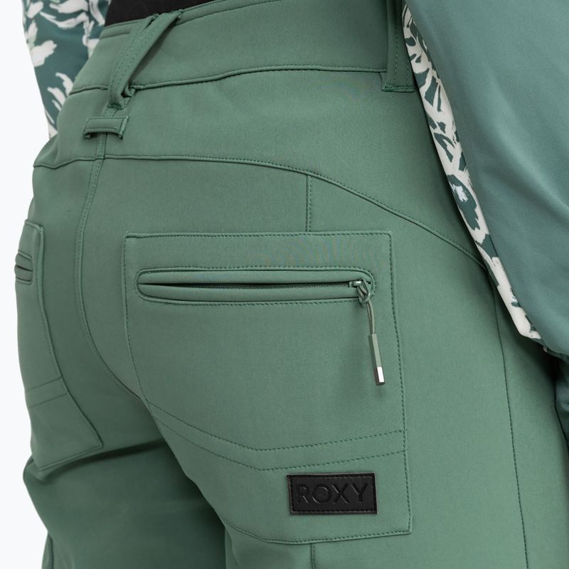 Women's snowboard trousers ROXY Rising High dark forest 6