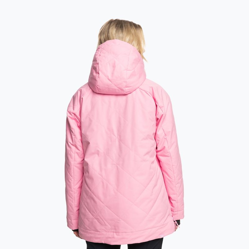 Women's snowboard jacket ROXY Radiant Lines Overhead pink frosting 2