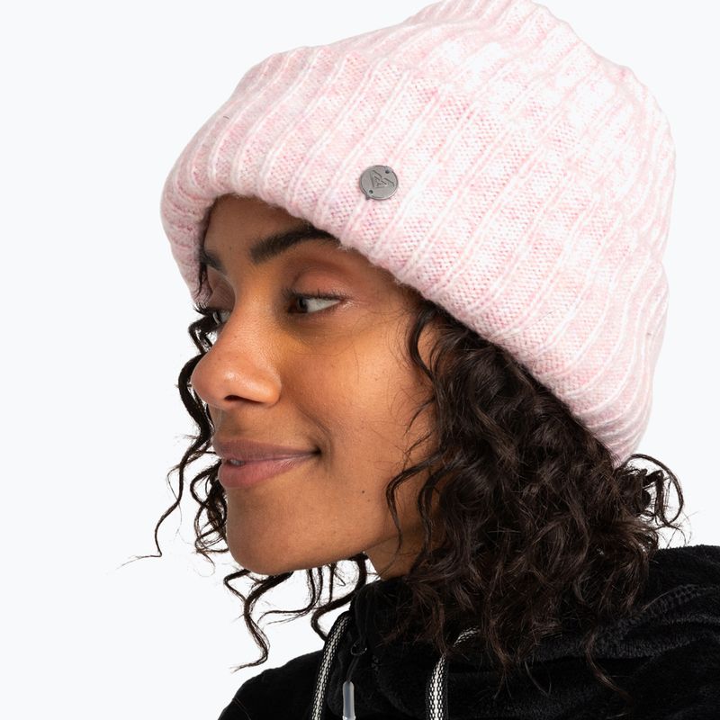 Women's snowboard cap ROXY Nevea Beanie pink frosting 8