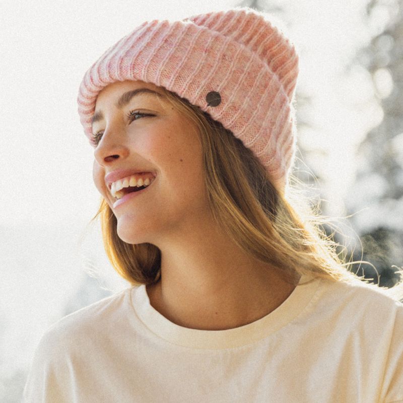 Women's snowboard cap ROXY Nevea Beanie pink frosting 10